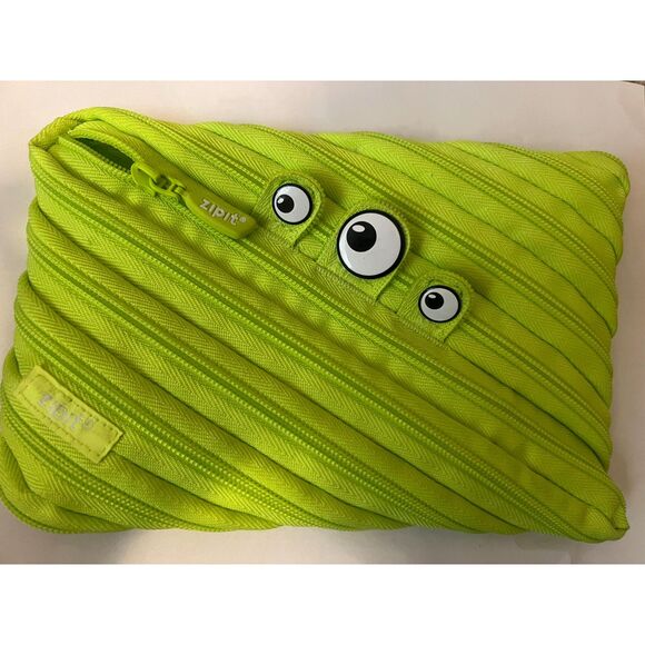 ZIPIT Monster Big Pencil Case, Lime - Jumbo Pencil/Pen/Art Holder - Picture 1 of 5